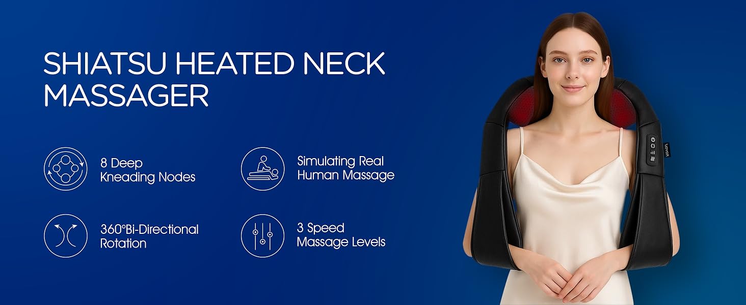 shiatsu neck and shoulder massager