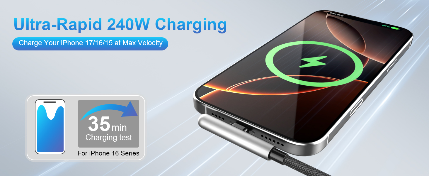 15ft 10 ft usb c cable fast charging 90 degree