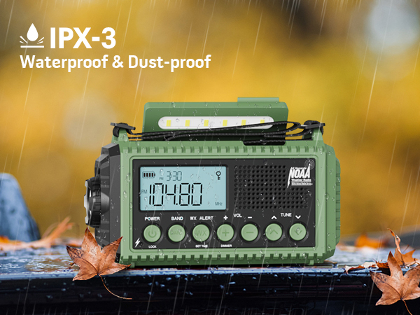 noaa weather radio hand crank