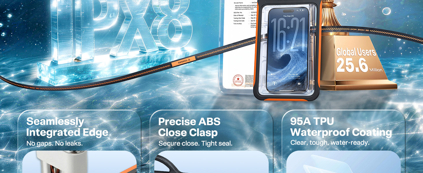 waterproof phone pouch floating