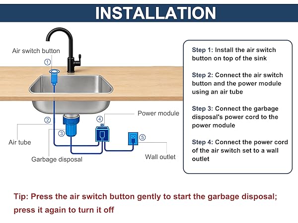 disposal air switch