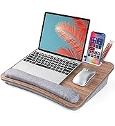 LORYERGO Lap Desk, Lap Desk for Laptop, Fits up to 15.6", Lap Stand for Bed &amp; Couch, Laptop Lap D...