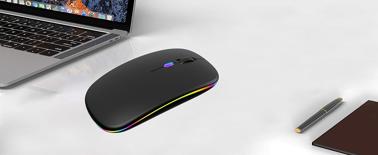 LED Wireless Bluetooth Mouse