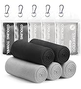Ymomode Cooling Towels - 5 Pack Gym Towels, Gym Towels for Working Out, Yoga Towel, Quick Dry Tow...