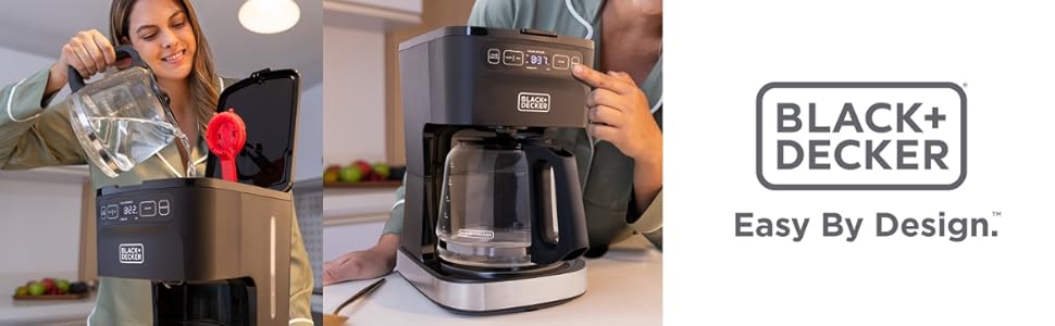 CAFÉCRAFT 12-Cup Programmable Coffee Maker