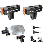 K&F CONCEPT 2 Pack Magnetic Quick Release Adapter Mount for DJI Osmo Action 5 Pro, Extension Base...