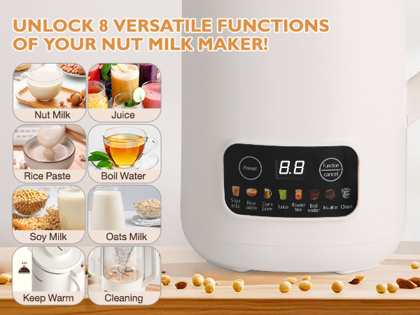 Nut milk maker machine