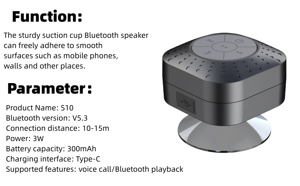 Bluetooth Shower Speakers