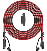 OYMSAE 25Feet SAE to SAE Extension Cable Quick Disconnect Connector 16AWG,for Automotive,Solar Pa...