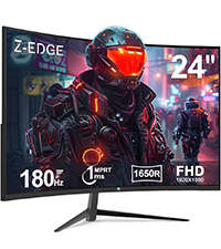 Z-Edge 32 inch Curved PC Gaming Monitor, FHD 1080P 240Hz Curved Monitor,1500R Computer Monitor, MPRT...