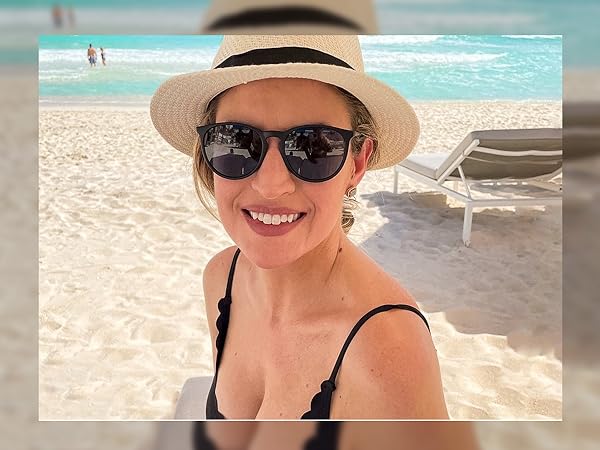 designer trendy sunglasses for going to the beach