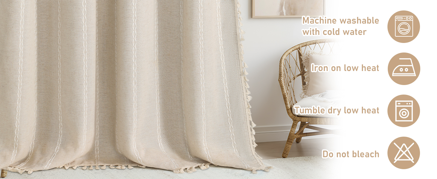 boho Blackout Curtains