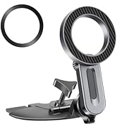 EEEKit Magnetic CD Slot Phone Mount, 20 Strong Magnets CD Player Holder, Pop Grip Ring Support fo...