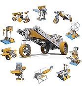 Discovery #MINDBLOWN Electricity Robot Construction Set, 10 Robotic Build Kits &amp; 7 Electronic Cir...
