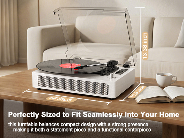 lp retro speaker record player crosley