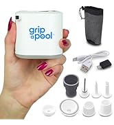 USB Rechargeable Mini Air Pump for Inflatables, Balls, Air Beds with 8 Nozzles &amp; Camping Light, B...