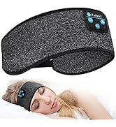 Sleep Headphones Bluetooth Sleeping Headband - Adjustable Headband Headphones for Side Sleeper, E...