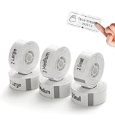 NIIMBOT D11 Label Maker Tape 6Rolls Transparent Label Paper 0.55
