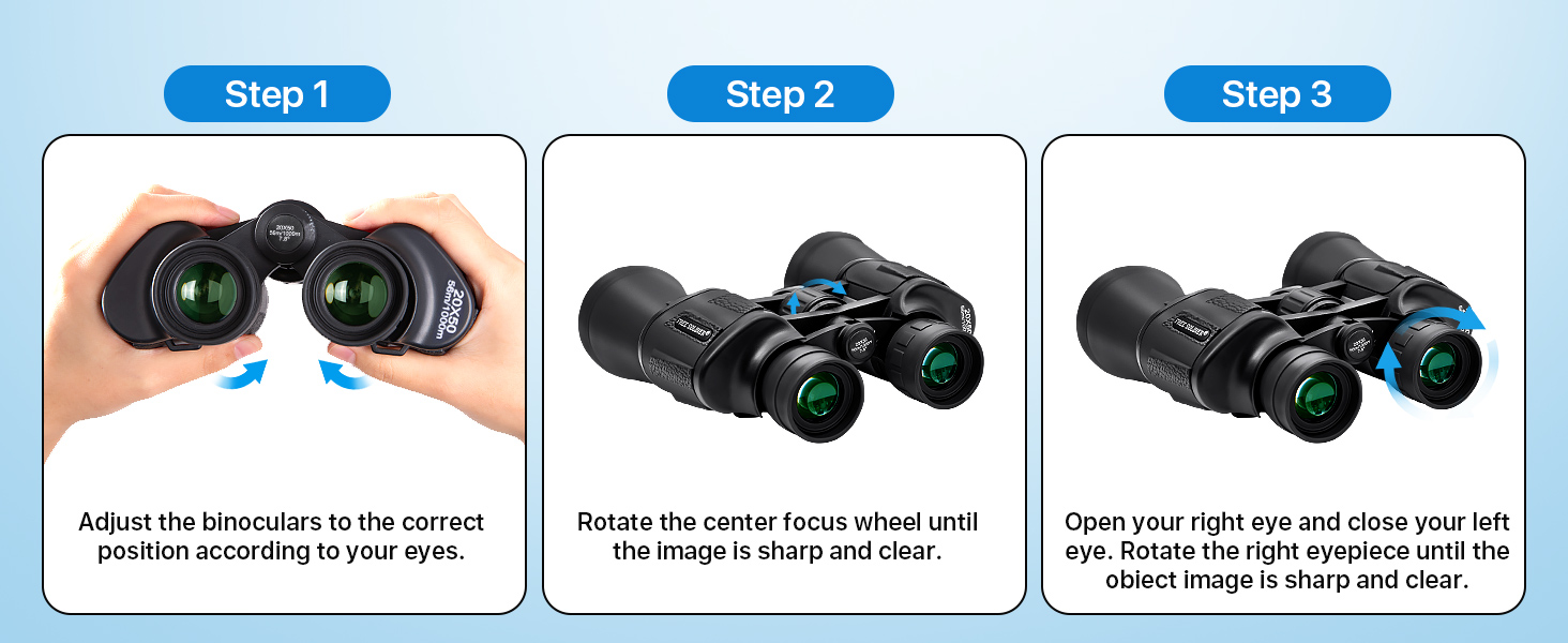 Binoculars for Adults with Smartphone Adapter