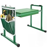 FLINTER Stable and Save Anti-Tipping Garden Kneelers Seat, 10.2" Wider Garden Kneeler and Seat wi...