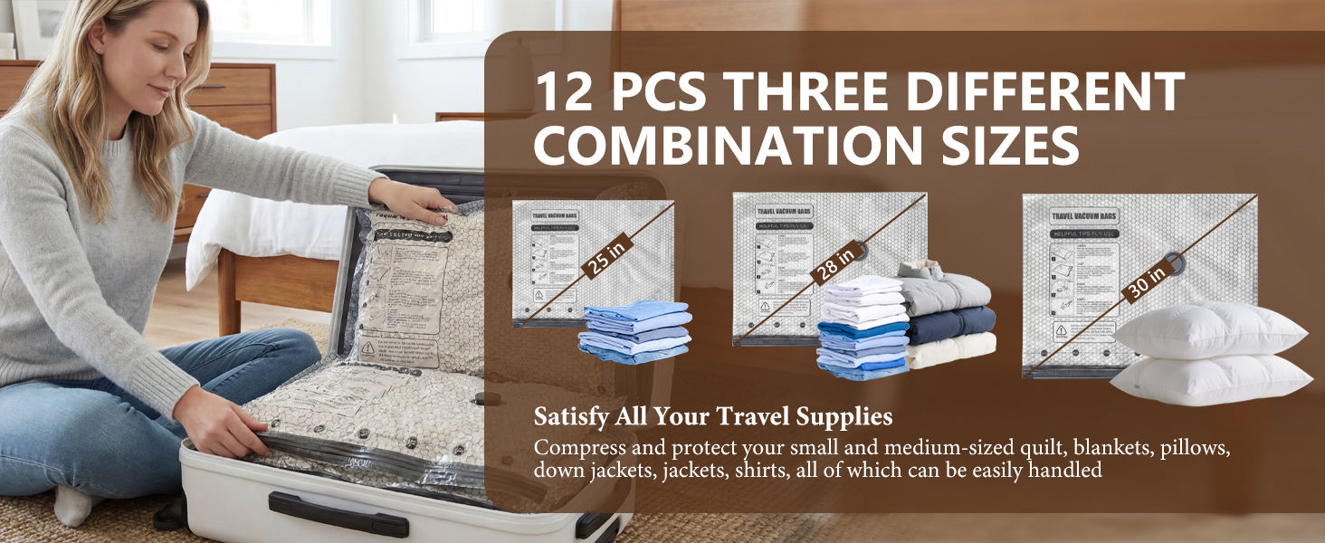 Travel Vacuum Bags for Clothing
