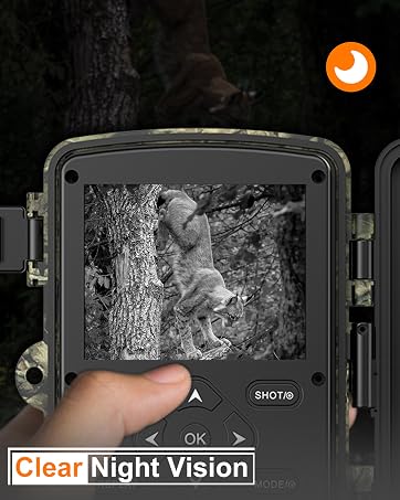 trail cameras with night vision motion activated waterproof