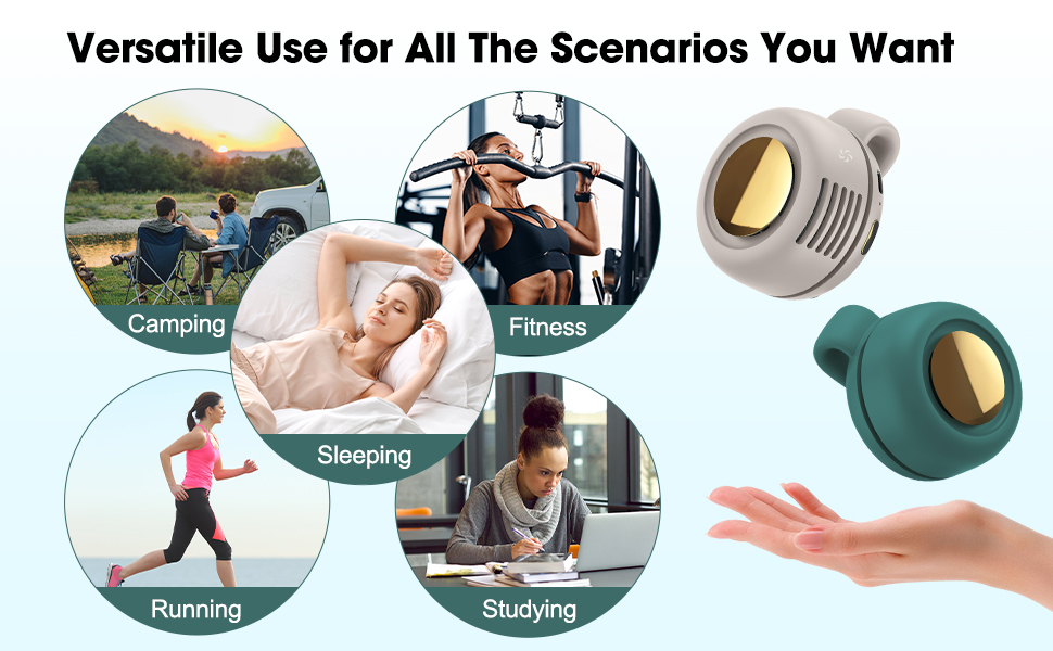 Portable Silent Mini Bladeless Electric Fan