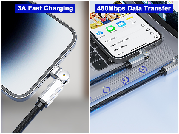 MFi Certified iPhone Charger for CarPlay