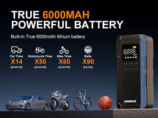 Tire Inflator Portable Air Compressor