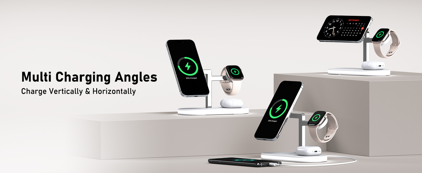 4 in 1 charging station for apple devices
