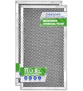 Microwave Charcoal Filter 11.15" x 6.10" for JX81A WB2X9883 GE Microwave Filter Replacement - Car...