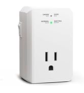 BSEED Single Outlet Surge Protector, Small Surge Protector Wall Tap with Ground Protected Light I...
