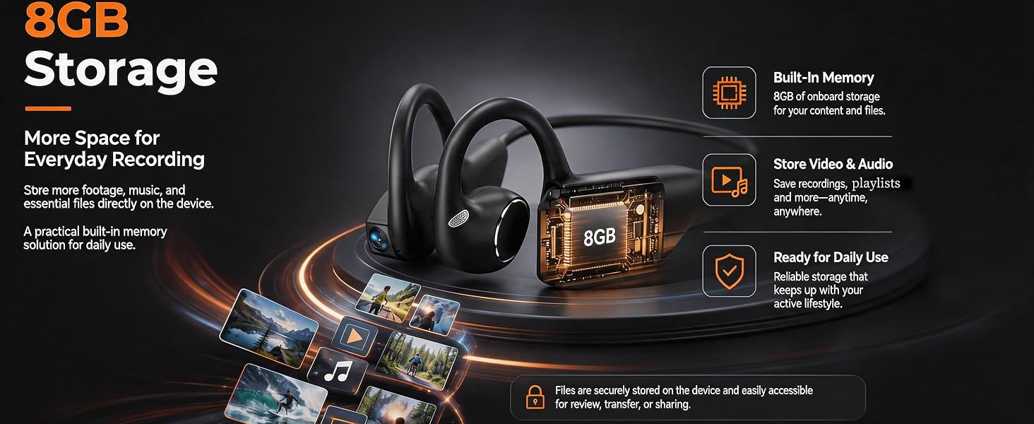 built in camera headphones camera headset camera earphones wearable camera