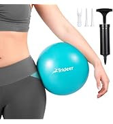 Trideer Pilates Ball - 9 Inch Core Ball for Physical Therapy, Yoga, Stability &amp; Workout - Office ...