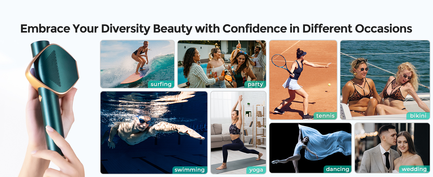 hair removal for different occations