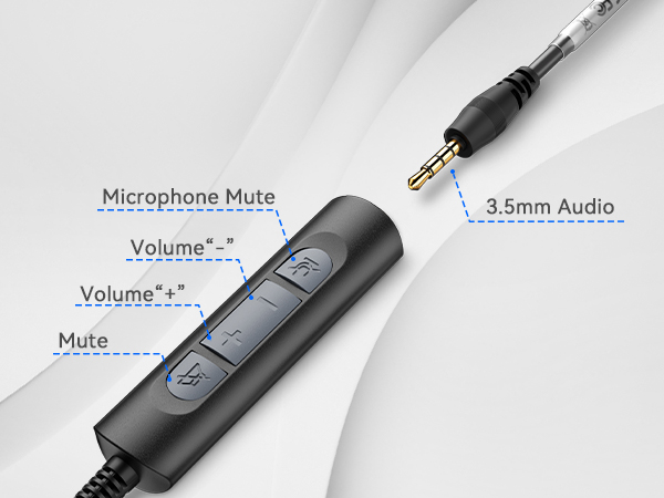 computer headset with microphone