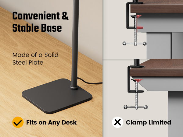 led desk lamp with base
