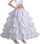 feelP0P0 Plus Size Hoop Skirt Petticoat for Women - 3X 4X 5X - Hoop Skirt for Women Under Dress -...