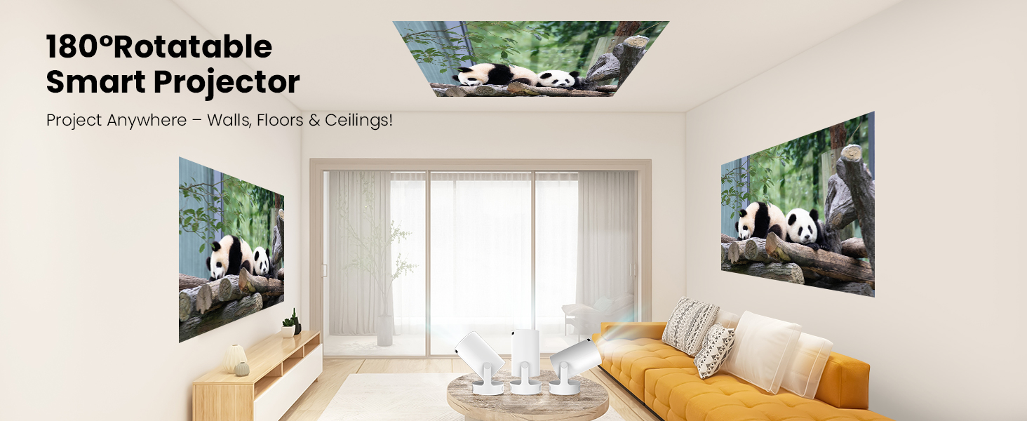 Mini Projector with WiFi and Bluetooth