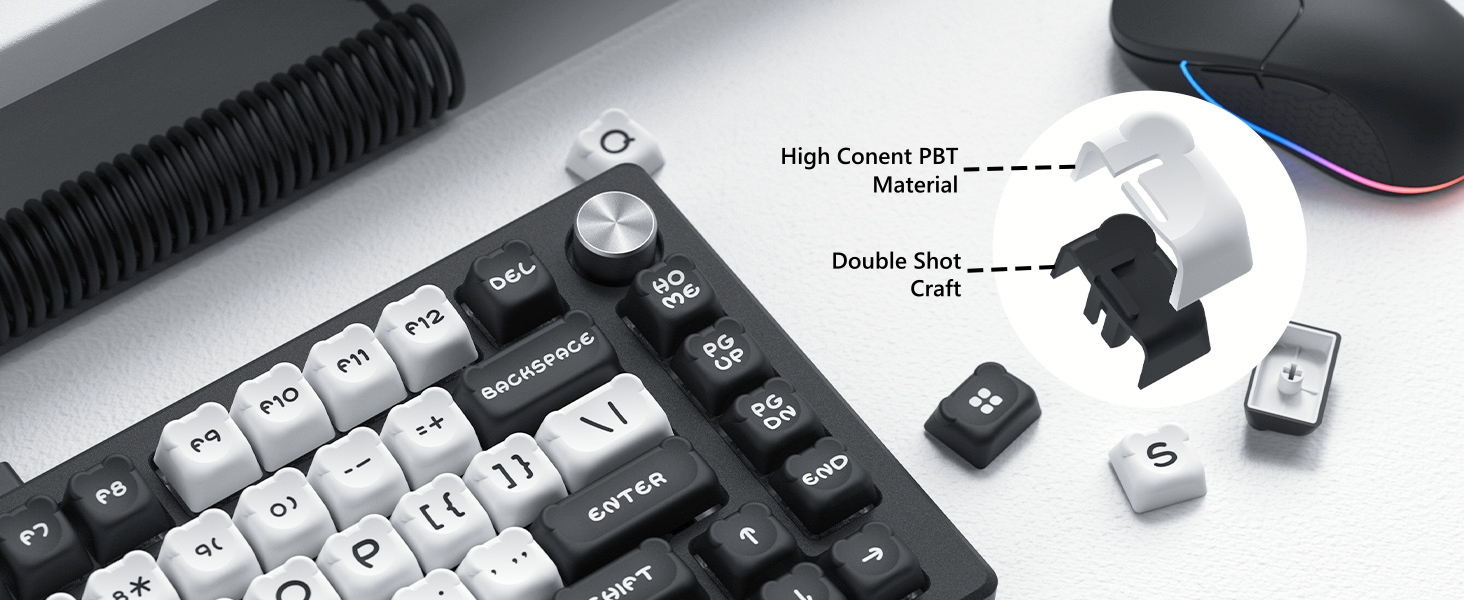 PBT Keycaps 75 Percent