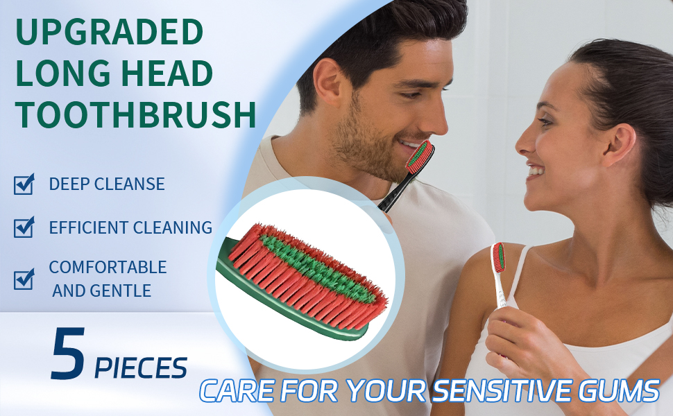 Long head toothbrush