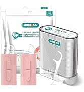 308 Count Dental Floss Picks wiht Floss Dispenser-Professional Dental Oral Care Storage Floss Too...