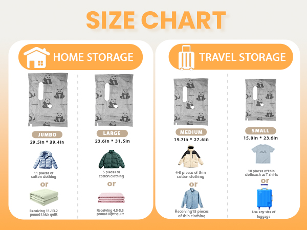 cozy essential vacuum storage bags