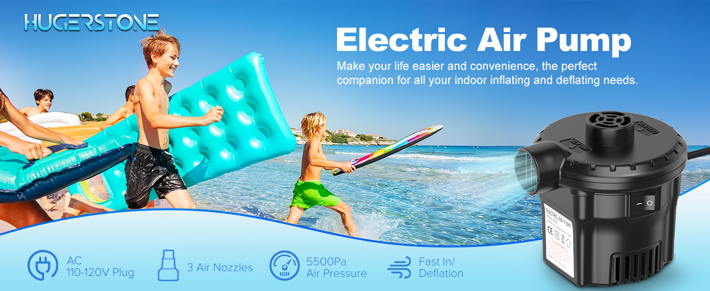 electric air pump for inflatable