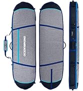 OCEANBROAD Surfboard Longboard Travel Bag Double for 2 Boards 6'0, 6'6, 7'0, 7'6, 8'0, 8'6, 9'0, ...
