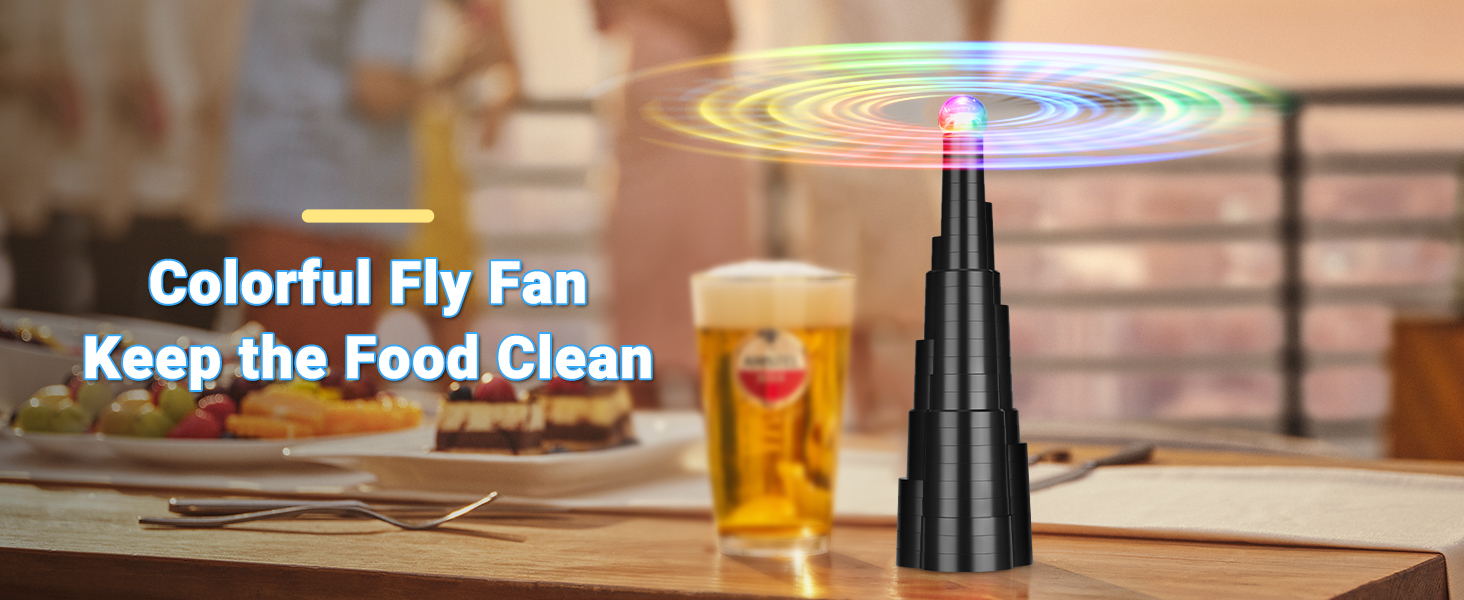 fly fans for tables
