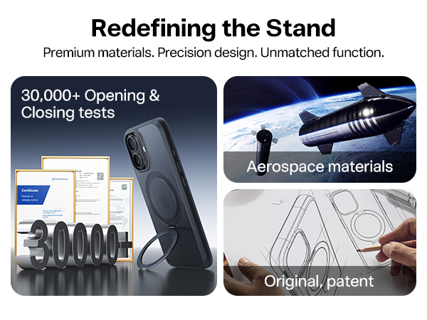 Magnetic iPhone 17 Case with stand