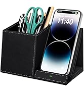 Wireless Charging Stand with Pen Holder, Compatible with iPhone 14/14 Pro Max/14 Pro/14 Plus and ...