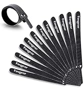 Fasgear Cable Ties, 30 PCS Reusable Cable Straps, Adjustable Fastener Cable Strap Hook and Loop C...