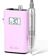 MelodySusie Portable Clip-On Nail Drill SC320H for Gel Removal &amp; Nail Prep | 30000RPM, Cordless, ...